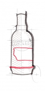 gauzak portada concepto botella bourbon cornell